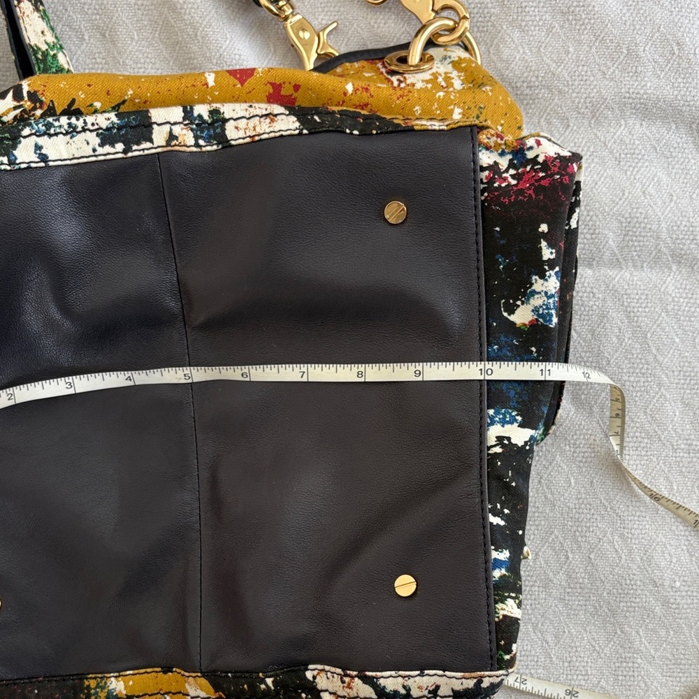 Tory Burch Designer-Inspired Multi‑Color Paint-Splatter Shoulder Bag - Picture 8 of 12